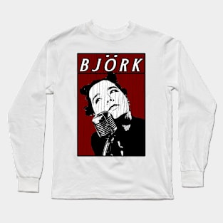 Vintage Retro Bjork Long Sleeve T-Shirt